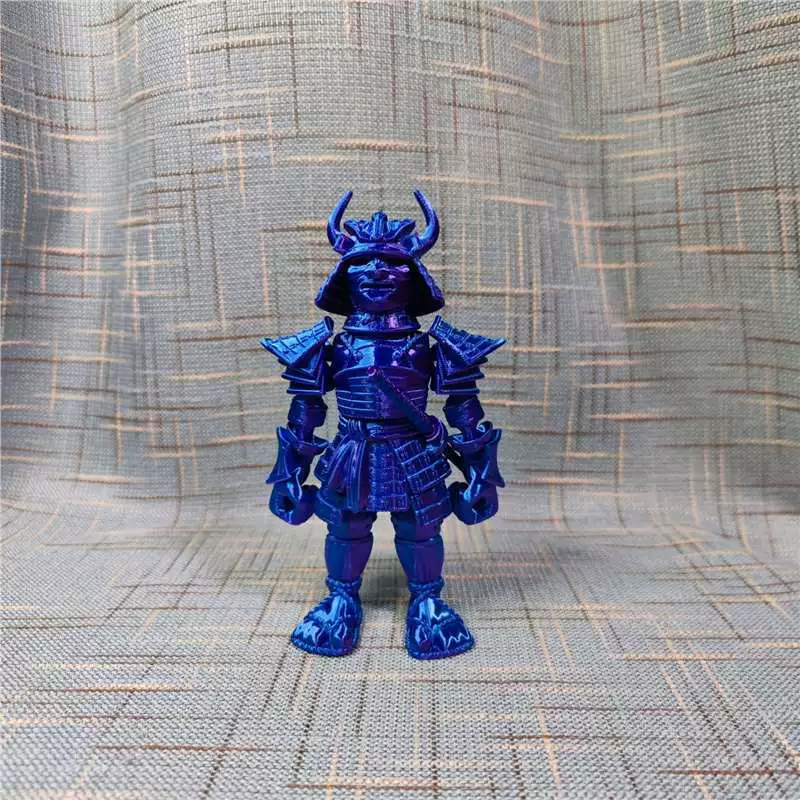 3D-печатные подвижные суставы, японское призрачное лицо самурая, древняя модель персонажа GK, фигурка, украшения, игрушки для мальчиков