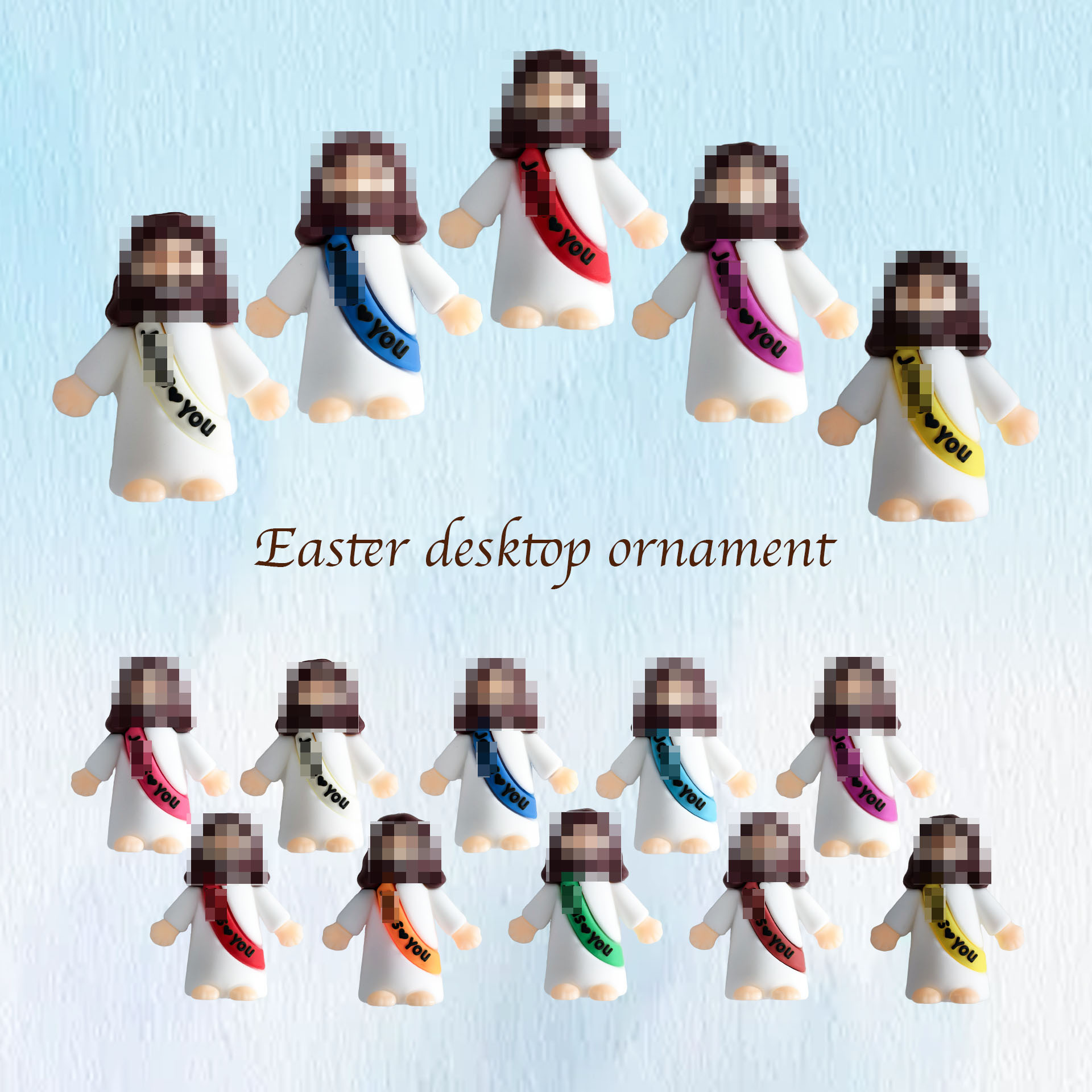 Popular Exquisite Easter Character Desktop Ornaments, Doll Ornaments, Cartoon Cute Gifts Wholesale