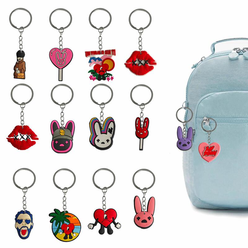 Amazon Bad Rabbit 51 Key Chain temu Exquisite Cute Portable Accessories Personalized Key Companion PVC Soft Glue