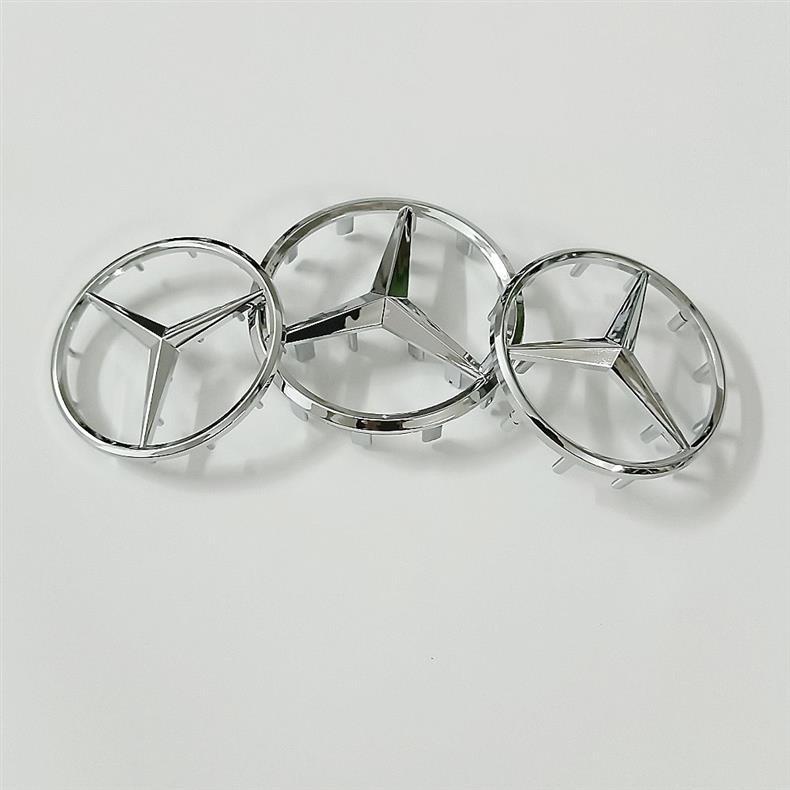 Mercedes-Benz C180, C200, E200, E260, ML350, ML400, S400 – steering wheel emblem, center car logo