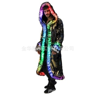 European and American carnival clothing electric syllable clothing sequins led Festival performance Party clothing European and American cosplay clothes