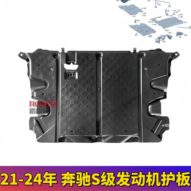 Suitable for Mercedes-Benz S-Class W223 Engine Chassis Underbody Guard Plate S450 Gearbox Underbody Protection Plate S400 Mudguard