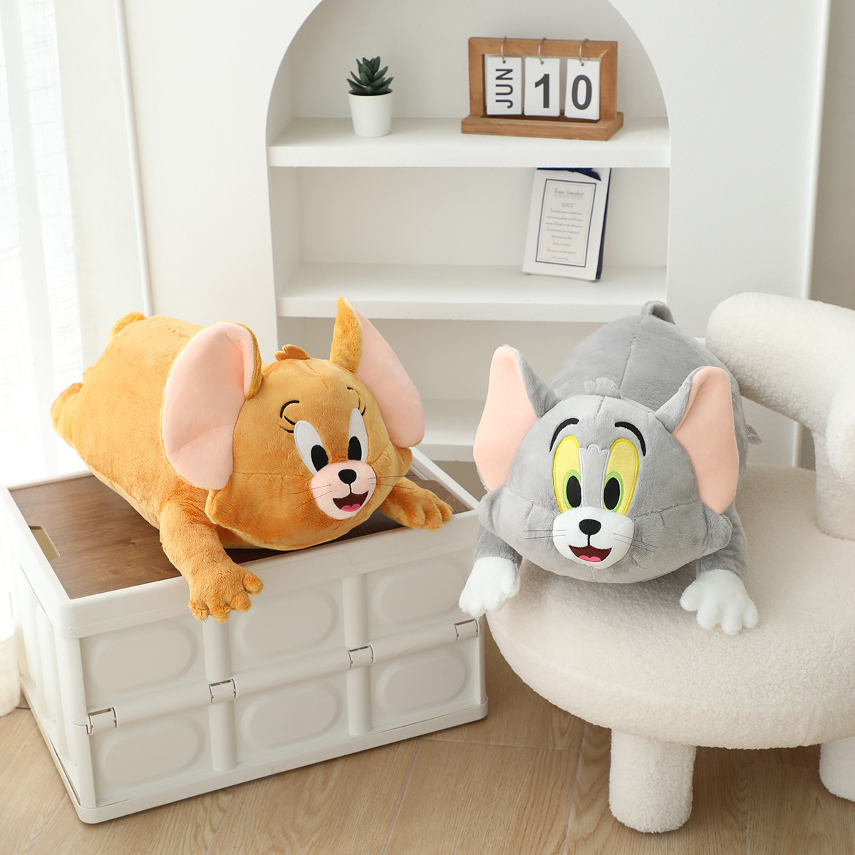 만화 고양이 마우스 봉제 인형 인형 베개 담요 사무실 에어컨 담요 낮잠 담요 자동차 담요 선물