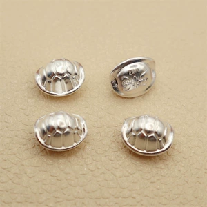 Sterling Silver S999 3D Bead Weaving Bracelet Rich Turtle Shell Dragon Turtle Turtle Back DIY Weaving Accessories