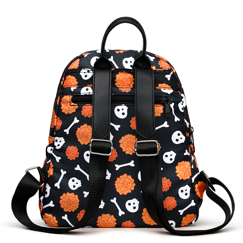 Comercio exterior al por mayor 2024 nueva tendencia de la moda señoras color de contraste mochila casual salvaje de viaje al aire libre