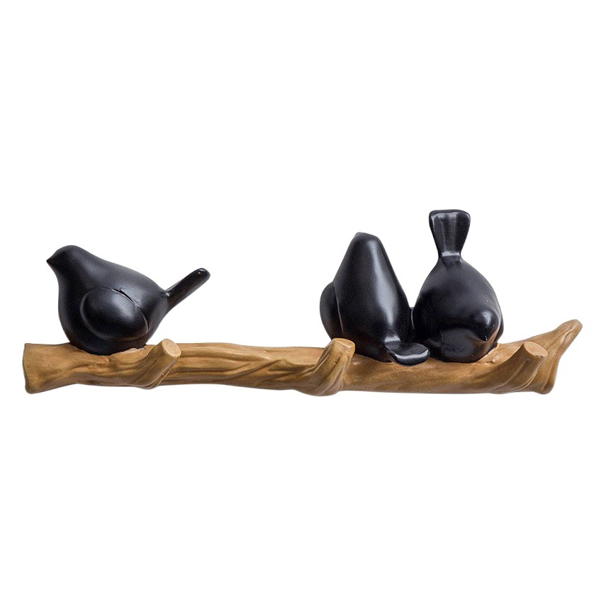 Cruz-frontera nórdico pájaro gancho de la pared punzón-libre montaje ropa de la habitación gancho de la puerta de la pared