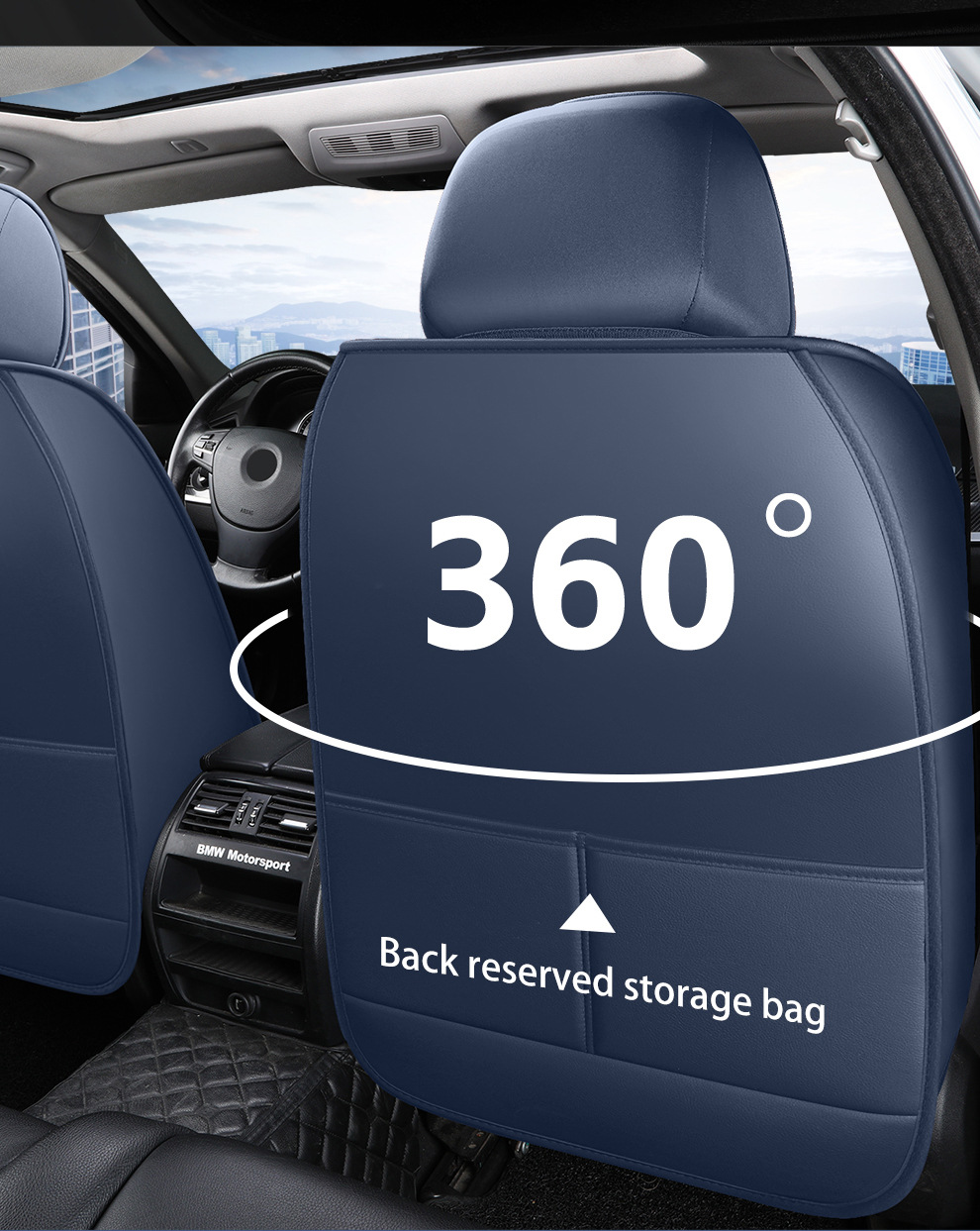 Cross-Border Amazon Car Seat Cushion, All-Season, Full Leather, Fully Covered, Wear-Resistant, Breathable, Car Interior Seat Cushion Cover