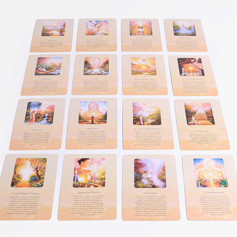 Cartas oráculo messages of life jogo de cartas para jogos de tabuleiro_voghion.com