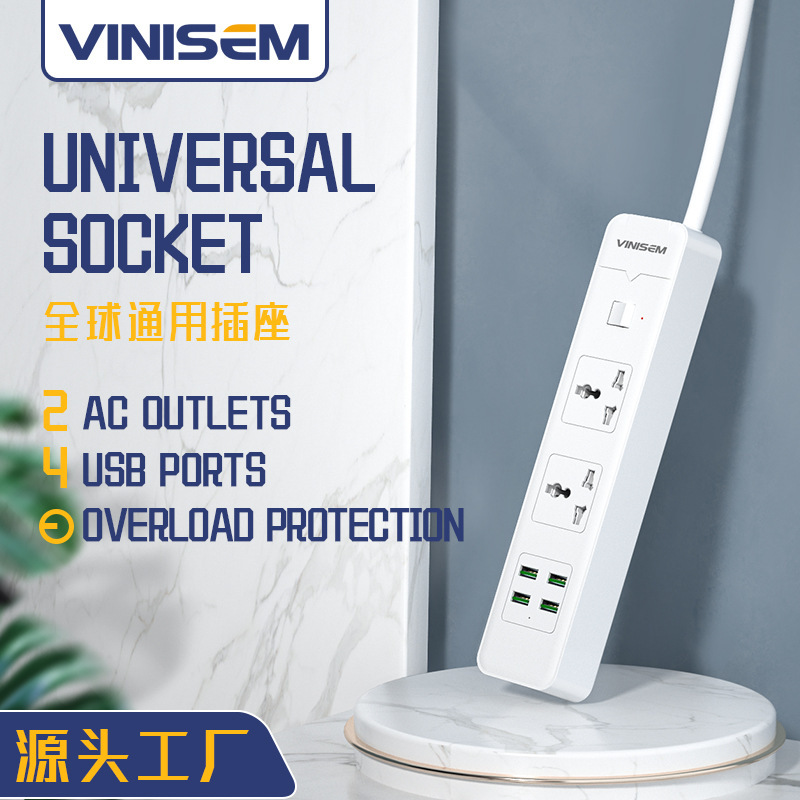 Transfronterizo dedicado estándar europeo estándar británico inteligente 4USB socket multi-función de cableado plug-in Universal Plug-In