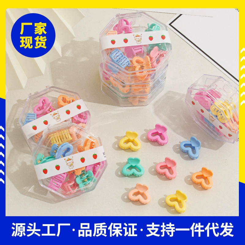 Заколки для волос в стиле DIY, цвета конфет, мини-заколки, заколки в корейском стиле, боковые заколки, аксессуары для волос оптом, мультяшные