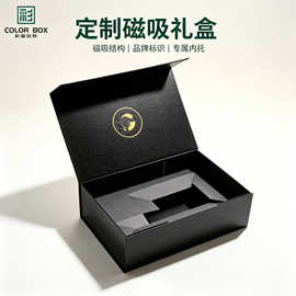 翻盖式一片折叠盒礼品包装饰品包装盒首饰礼品盒定制包装盒定制
