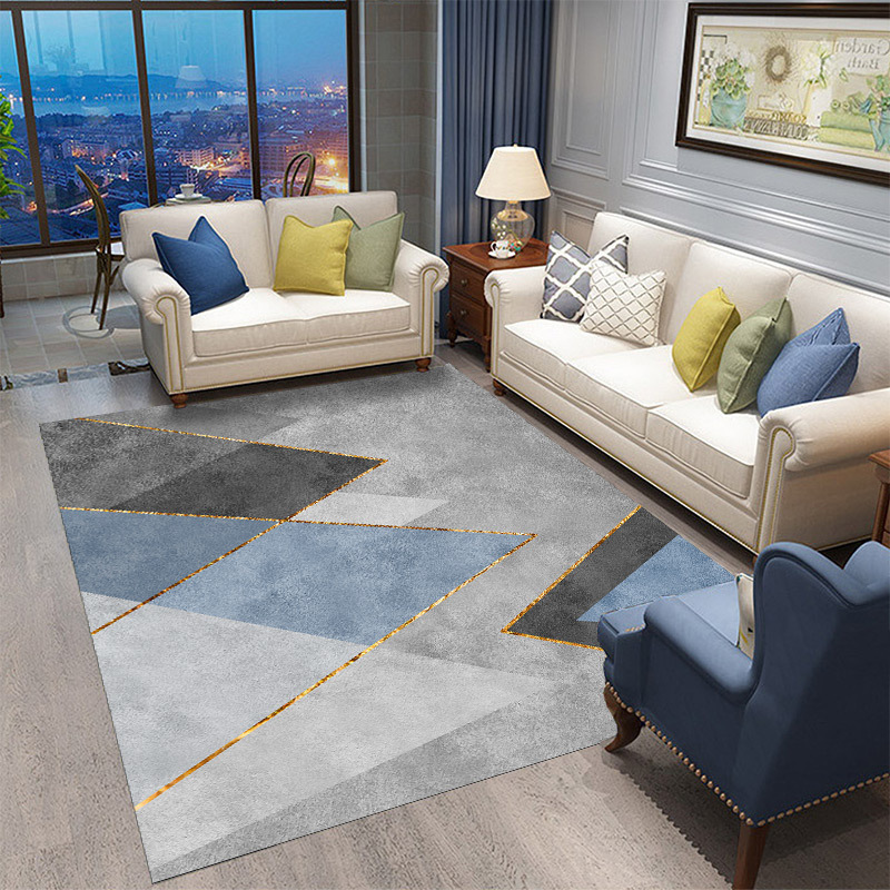 Alfombras sala de estar 2025 nuevo engrosado ligero de lujo sofá de alta calidad alfombra de mesa de té simple alfombra antideslizante y resistente al desgaste