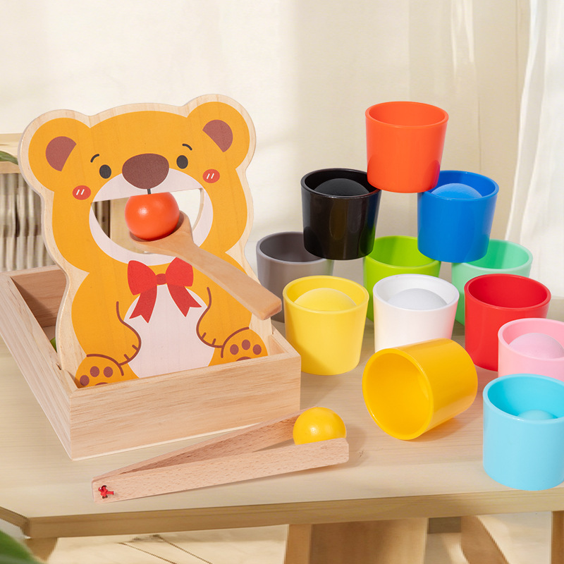 Baby Recognizes Colors, Feeding Classification Cup, Montessori Early Education Toys, Cognitive Concentration, Fine Motor Training Teaching Aids