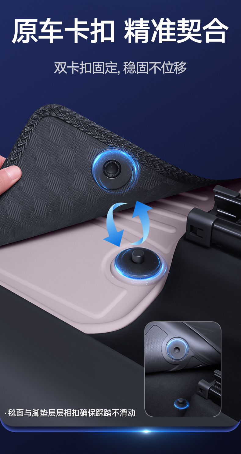 Suitable for 26 models of Leapmotor A05, complete set of car interior decoration accessories, TPE full-cover floor mats, modification parts