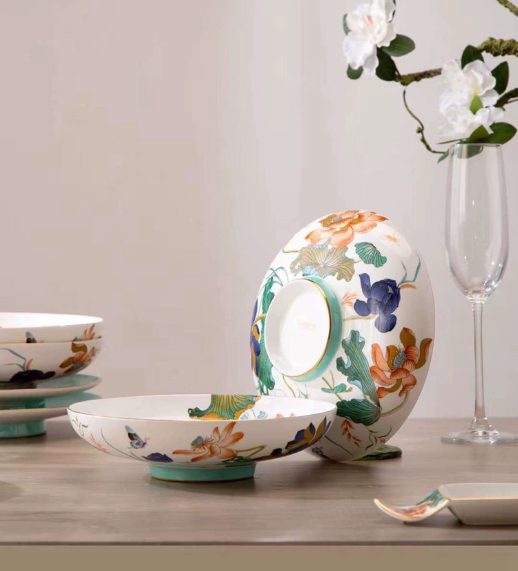 31 Fortunately Fuhoming tableware set Jingdezhen ceramic dishes dish dish and dish home for home