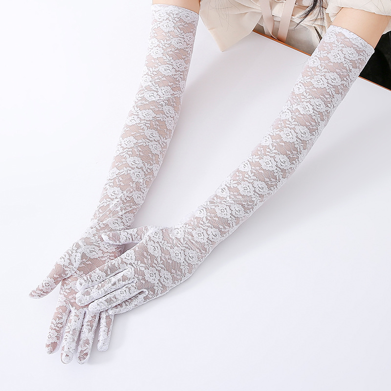 summer long thin gloves