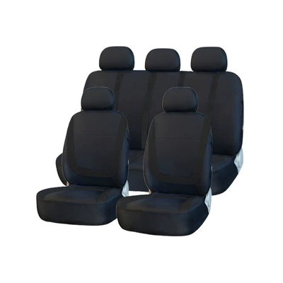 in Stock, Universal seat cover - y30077black-9pcs-universal-size
