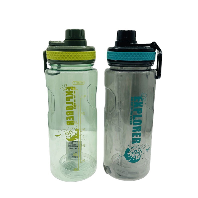 Veyron nuevo Super gran capacidad taza de agua de plástico taza de té masculina 3000 deportes botella 2000ml sitio botella de agua espacio taza