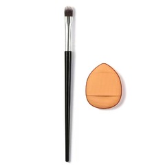Anchaona Concealer Brush Makeup Tool Set Droplet Finger Powder Puff Facial Concealer Stick Mini