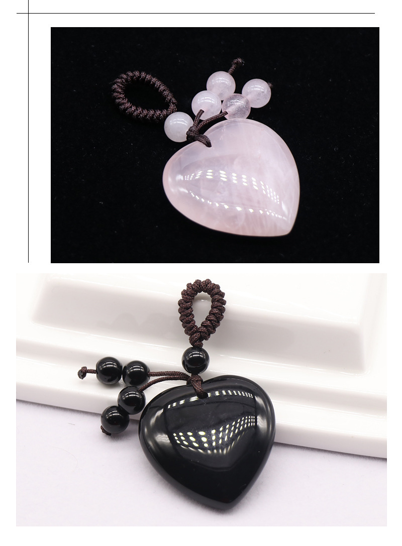 1 Piece Quantity Crystal Material 1 Piece Crystal Heart Shape Keychain
