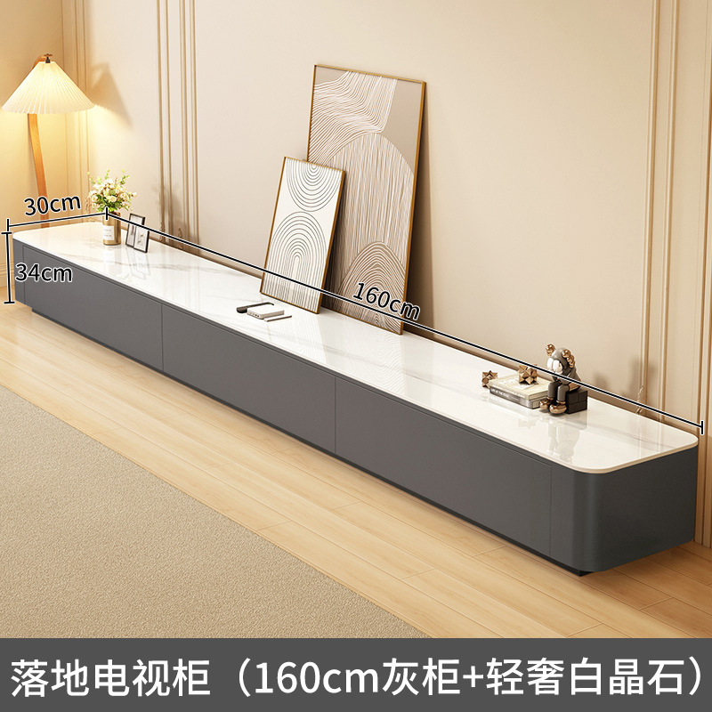 落地电视柜客厅家用2025新款小户型奶油风网红茶几电视机柜组合|undefined