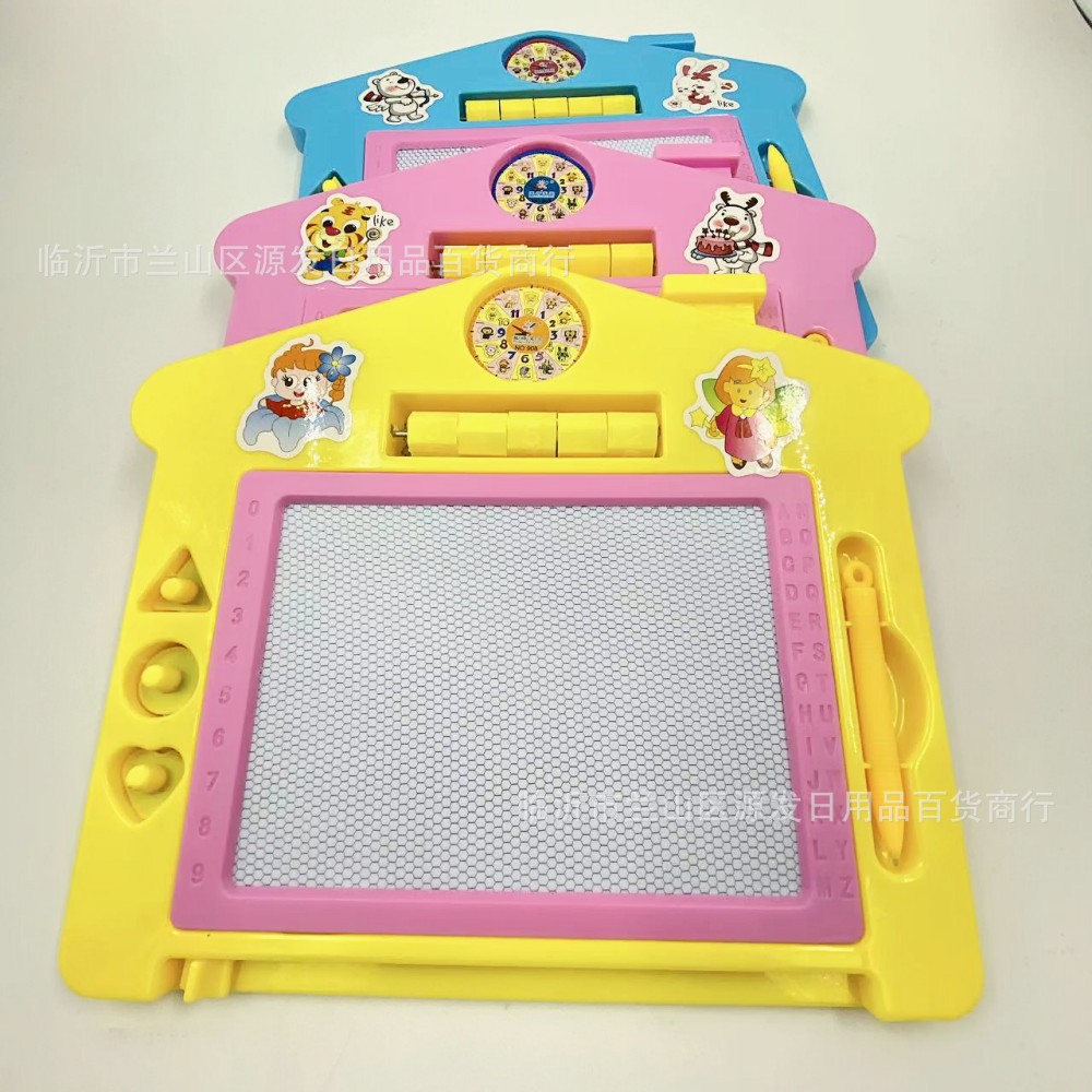Tablero de dibujo para niños tablero de escritura de jardín de infantes magnético color tamaño pequeño 1-3 años de edad juguete niños y niñas bebé tablero de graffiti