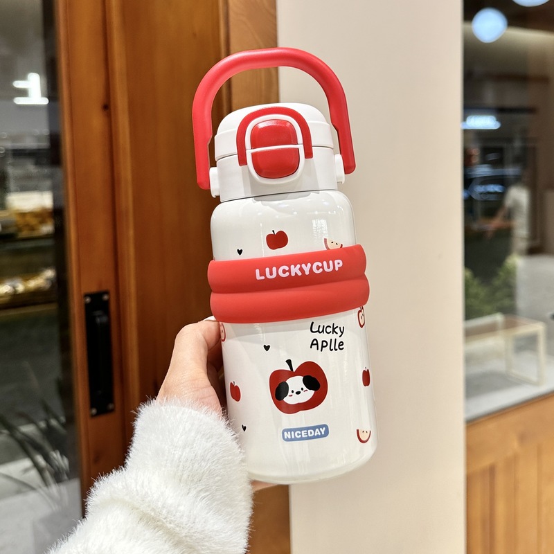 ビッグマック断熱カップ大容量女の子食品グレードのステンレス鋼ストローカップ 2025 新しいアイスマックカップ|undefined