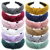 Hair accessory, knitted cloth, headband, hairpins for face washing, Korean style, South Korea, simple and elegant design