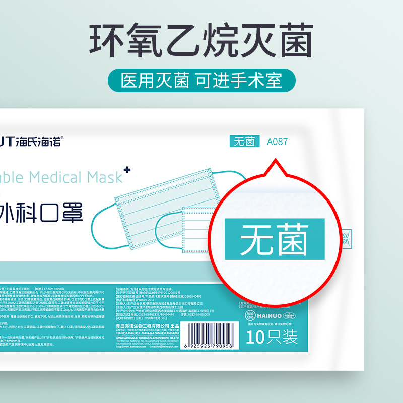 Wholesale Genuine Hyano Medical Surgical Mask Disposal Doctor…