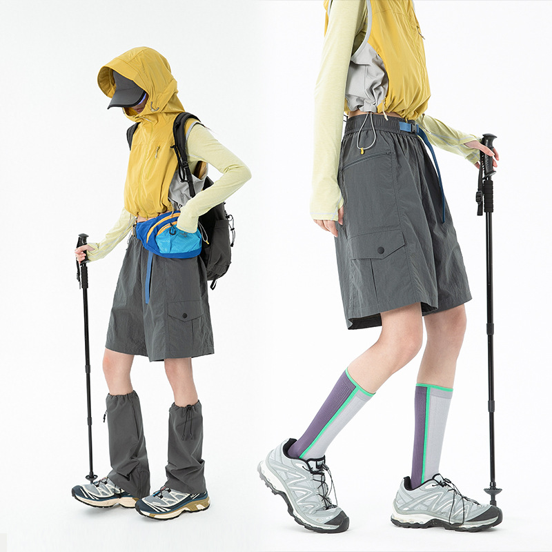 Jack Translation Summer Five-Point Pants for Women Outdoor Sports and Leisure Running Quick-Drying Shorts Waterproof Workwear Casual Pants for Men