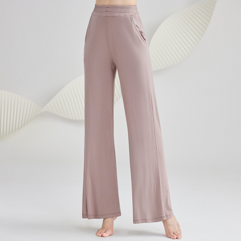 New modern dance clothing classical adult dance practice pants straight wide-leg pants loose teacher body pants trousers