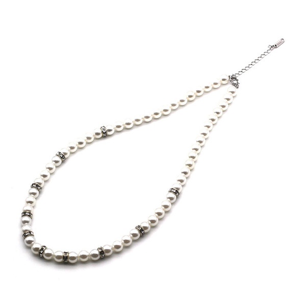 Copper universal necklace from pearl for men and women