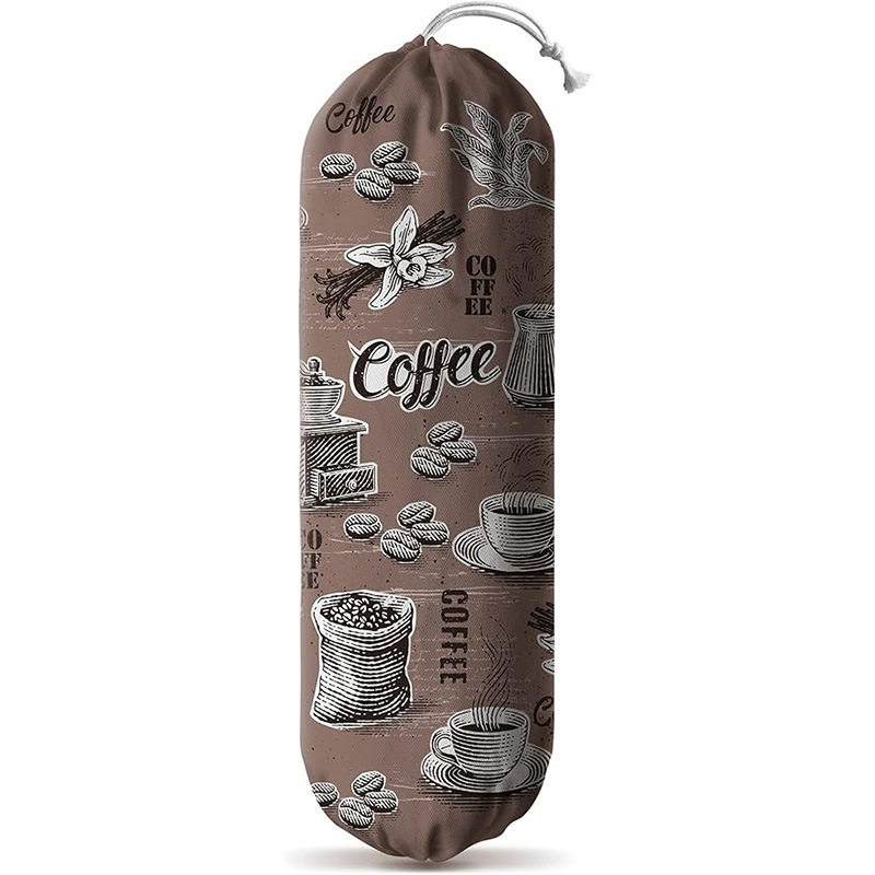 Grocery Store Plastic Bag Holder Dispenser Large Plastic Bag Organizer Garbage Bag Storage Bag for Cafe Kitchen