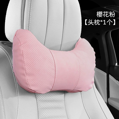 model for car use, driver's seat – Headrest - horn-shaped-headrest-in-cherry-blossom-pink-1-piece