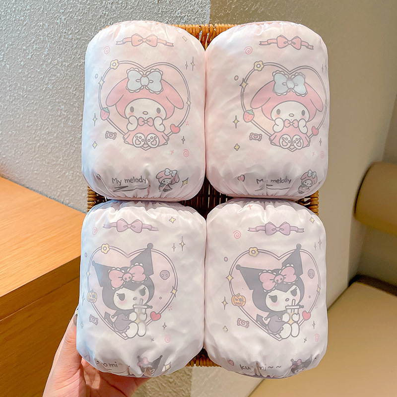 儿童袖套秋冬款女孩可爱卡通防脏套袖女童三丽鸥防水防污短款袖套|undefined