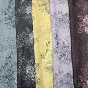 2026����ɫ�OӋ�W����617 polyester organza digital printing