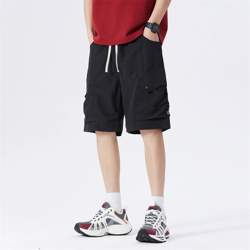 2025 Летние шорты из пяти пунктов Мужская мода дикие повседневные свободные брюки Мужские шорты Мужская волна