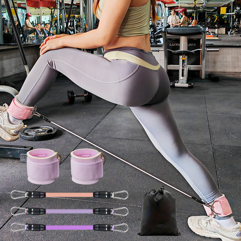 Leg Training Gantry Frame Ankle Buckle Fitness Rope Rear Kicking Strap Leg Training Hip Training Auxiliary Ring Leg Training Gantry Frame Ankle Buckle Fitness Rope Rear Kicking Strap Leg Training Hip Training Auxiliary Ring