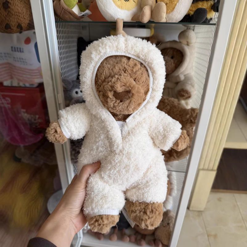 Barcelona Bear Narcissus Teddy Bear Plush One-Piece Bathrobe Bear Gift Comfort Doll Ornament Barcelona Bear Narcissus Teddy Bear Plush One-Piece Bathrobe Bear Gift Comfort Doll Ornament