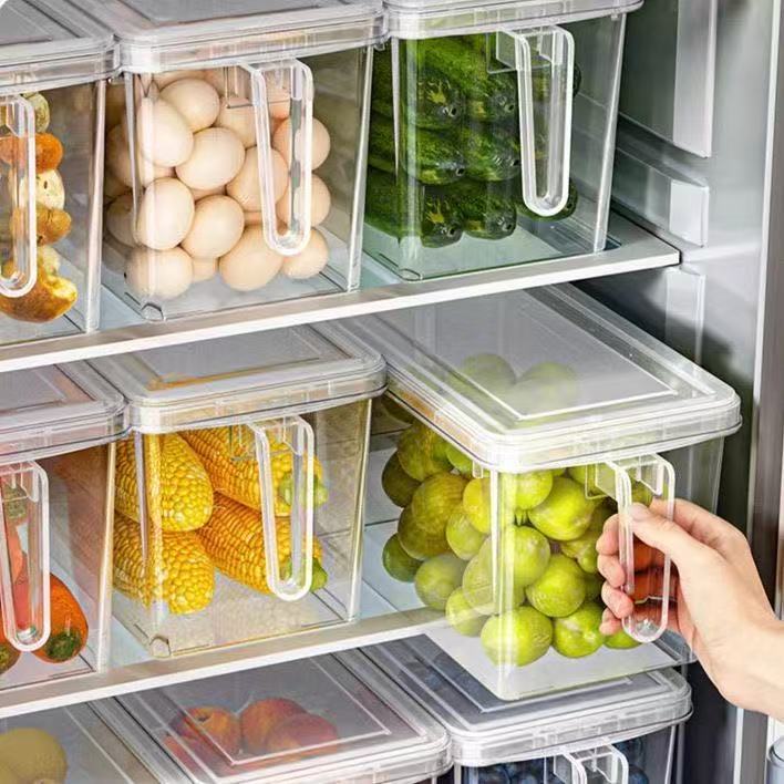 冰箱收纳盒食品级保鲜盒厨房蔬菜杂粮整理神器冷冻专用鸡蛋储物盒
