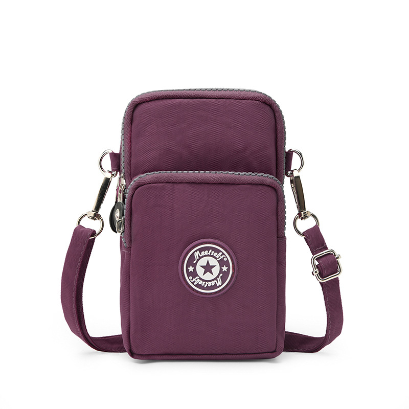 Fábrica directa para bolsos de teléfono móvil bolsos de mujer bolsos de pantalla grande bolsos de cambio bolsos de cuello bolsos de muñeca para correr mini vertical