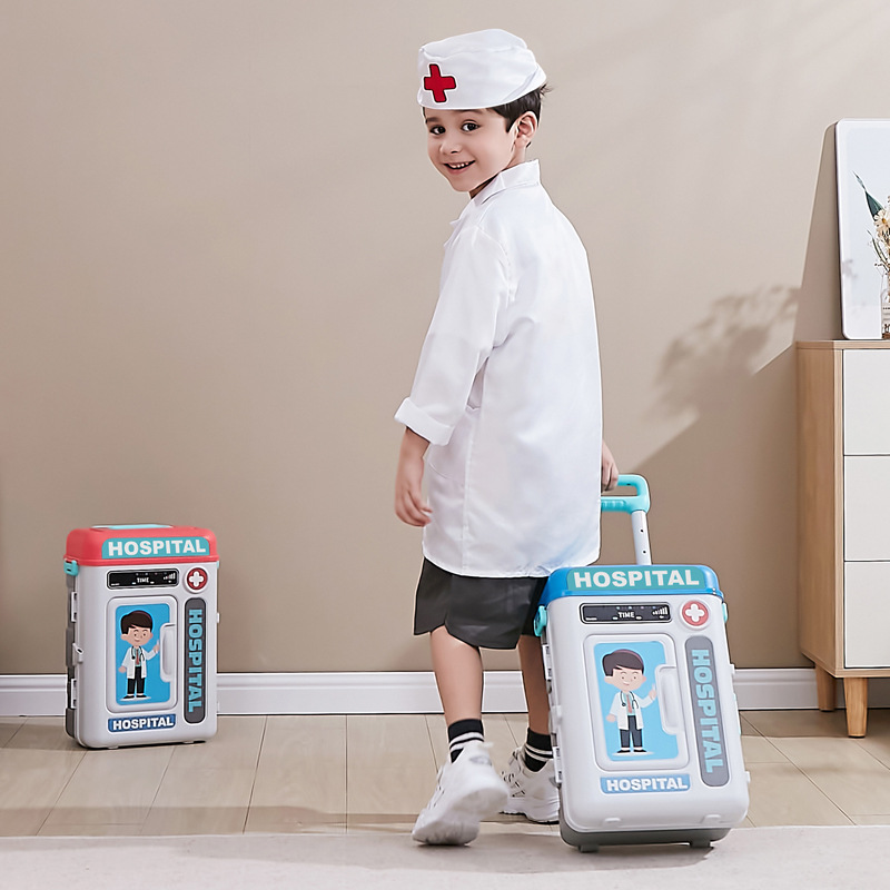 Niños pequeños médicos juegan juguetes para niños niñas niñas puzzle 3 - 6 años de edad 4 juegos de regalo de cumpleaños 5