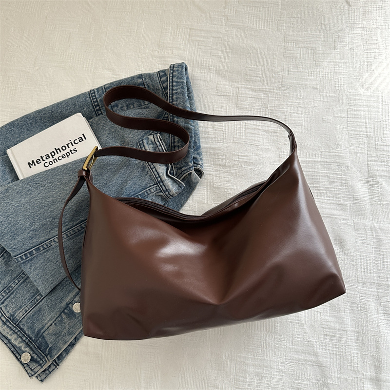 Bolsas diarias coreanas, bolsas de hombro de viento suaves, bolsas de hombro simples, bolsas de hombro grandes, bolsas de 2024 nuevas bolsas de mujer, bolsas de mochila de gran capacidad.