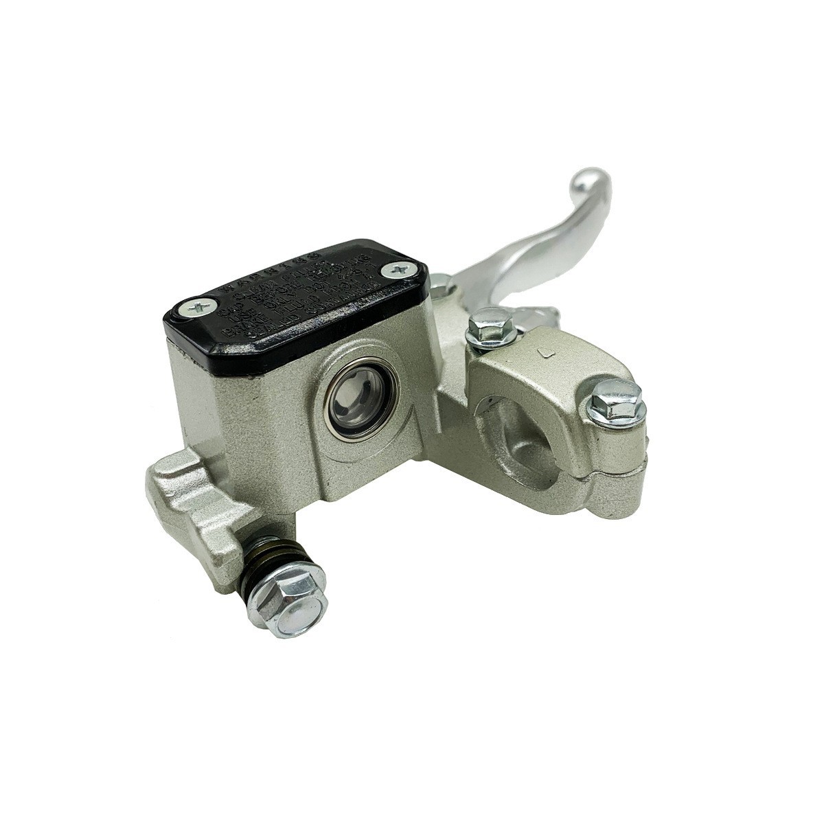 Off-Road Motorcycle Accessories Ktm Silver-White Front Disc Brake Pump with Folding Handle Hydraulic Brake Pump