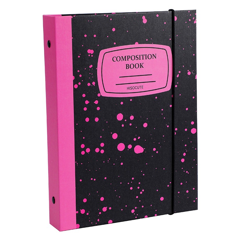 INS estilo coreano chica simple A5 álbum de hojas sueltas chica persiguiendo estrellas estuche rígido correa de tres pulgadas libro de almacenamiento delgado de cinco pulgadas