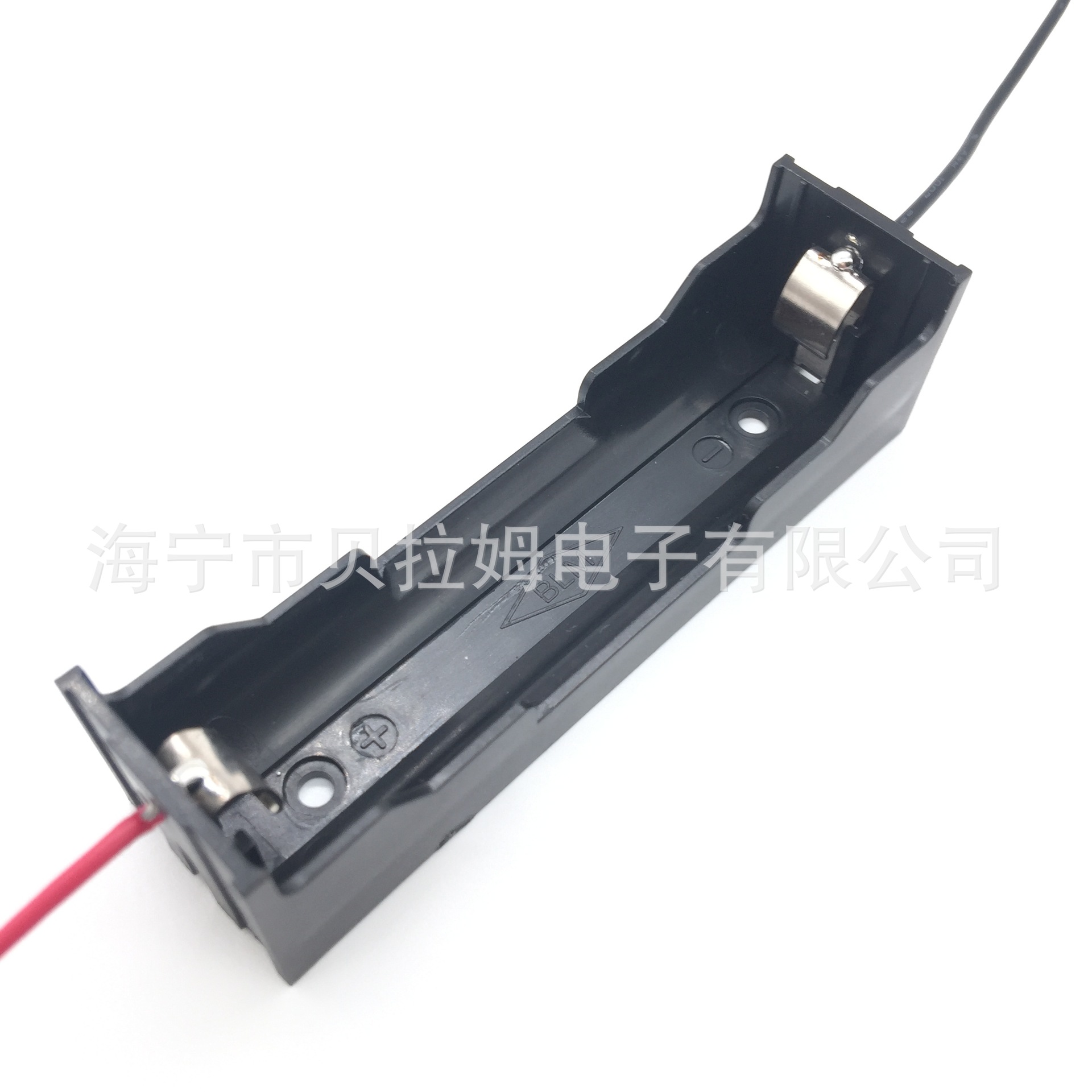 单节18650带线电池盒——1节18650电池座 单颗18650一节电池盒