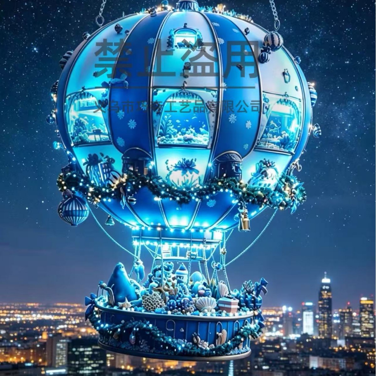 Nuevos productos transfronterizos de Navidad globos de aire acrílico Santa colgante dormitorio y sala de estar decoración de pared al por mayor