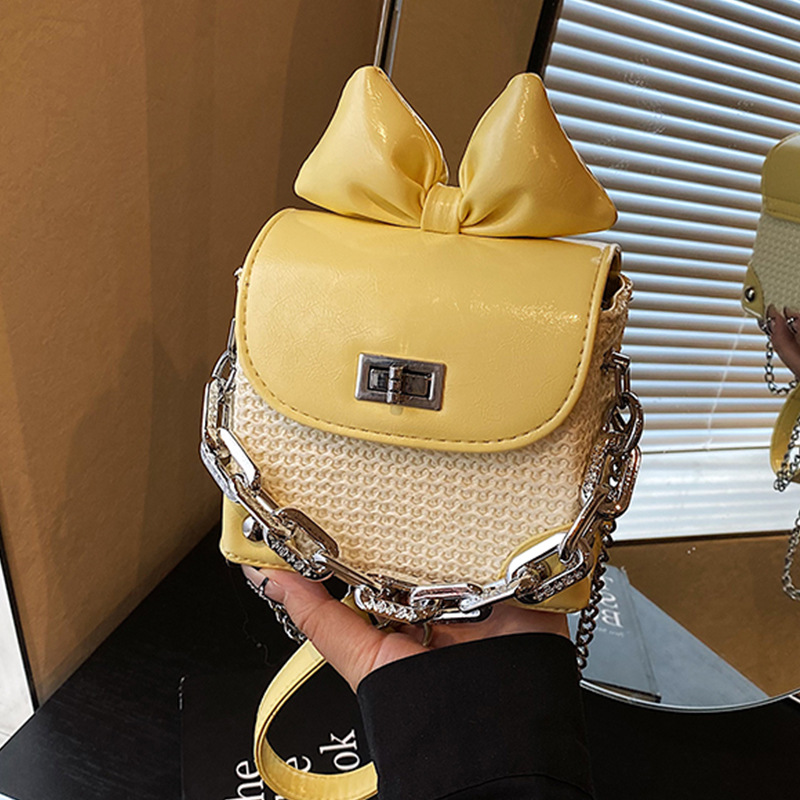 Borsa a tracolla donna con fiocco, elegante borsa a spalla_voghion.com
