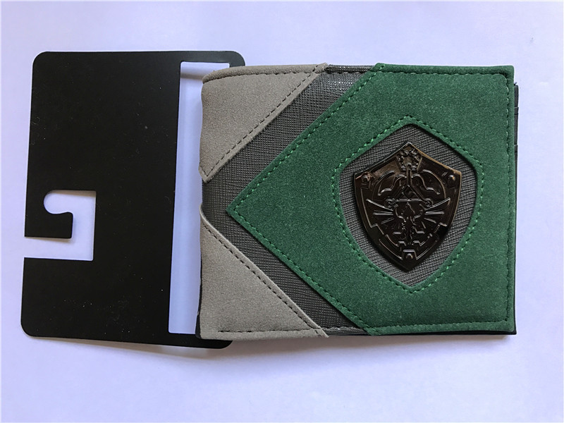 Estudiante de los hombres y las mujeres corto de metal monedero titular de la tarjeta