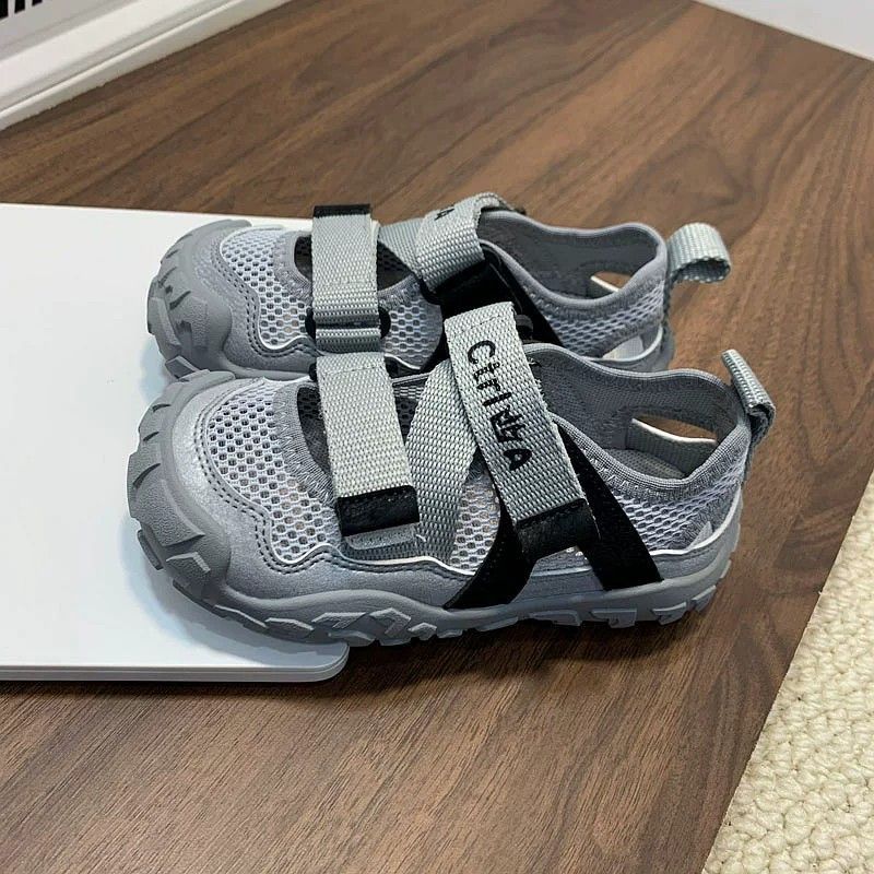 Sandalias deportivas para niños 2026 verano nuevo niño bolso suave hueco zapatos casuales transpirables zapatos de playa para niñas image 4